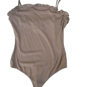 Kittenish Tan Bodysuit size small